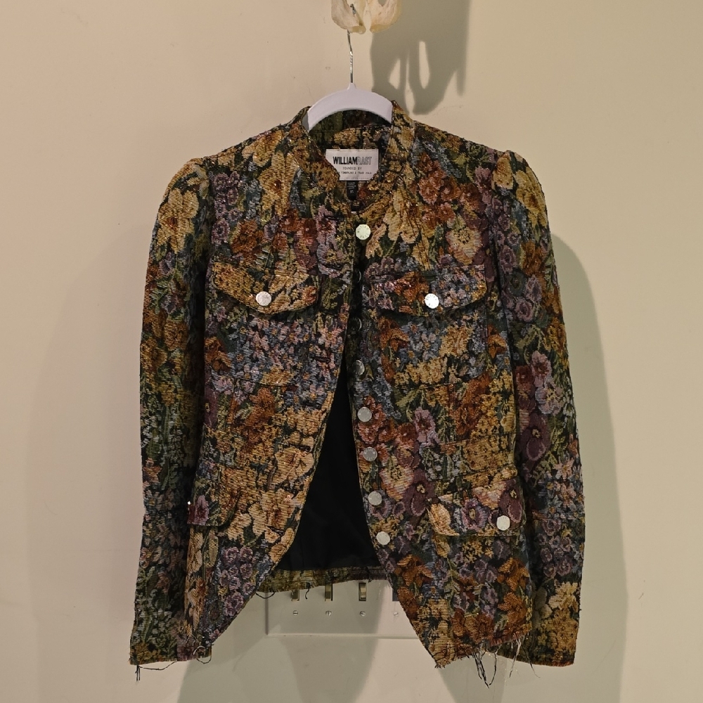 Floral Multi-Color Jacket Tapestry
